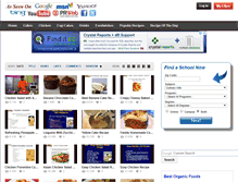 Tablet Screenshot of justfoodrecipes.com